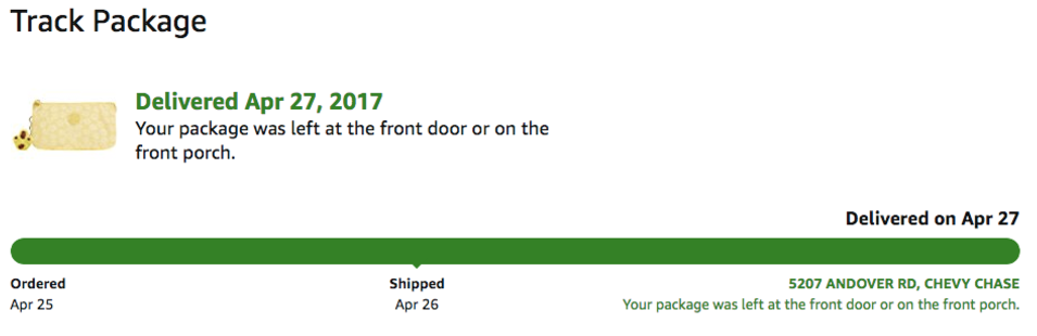 package tracking